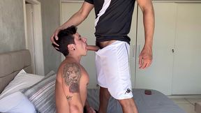 lukas metendo gostoso depois do jogo e o pequeno jordan aguentando a pica ate o talo
