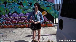 shy tourist does anal for cash