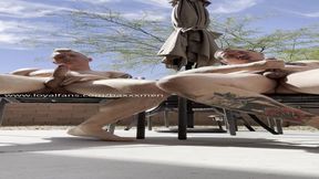 Jerkin It Outside With Justin Nice Cock