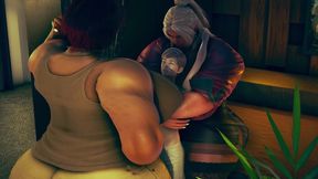 The Ritual One By Luckylynx - Short Guy Is Blown By New Bosses - Huge Muscular Women