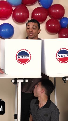 Election Day Fuck Fest - Cute Bottom Gets Asshole Destroyed Before Voting - Say Uncle   Clip 1