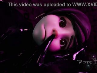 mei is being fucked in the 3 holes