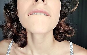 JOI jerk off instructions - Cum in my Mouth - Facial POV ASMR