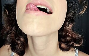 JOI jerk off instructions - Cum in my Mouth - Facial POV ASMR