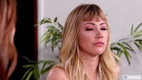 Job interview turns into wild lesbian sex