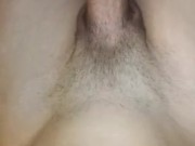 18 Year old Big white bouncing cock