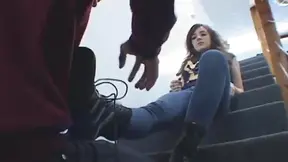 Sultry Jenna Dominates Stud, Strutting in Heels & Demanding Toe Worship