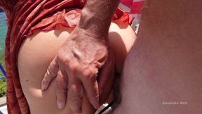 Anal with the Hotel Boy on the Hotel Terrace