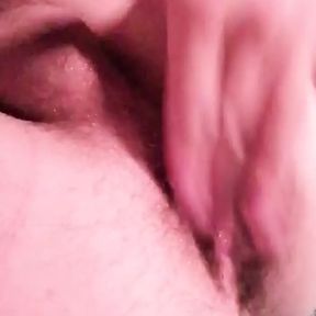 Gay amateur boy fingers his tight wet pussy