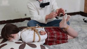 xy324-very cute petite Chinese girl tied up with rope