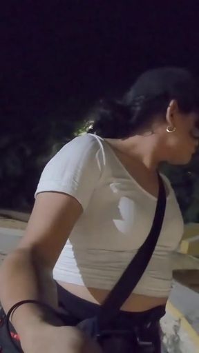 Captivating moment from &quot;Let&#039;s go for a walk.&quot;
