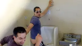 Jean Valjean Steve Maye Heat Up in Wild Steam Room Encounter – Gay XXX