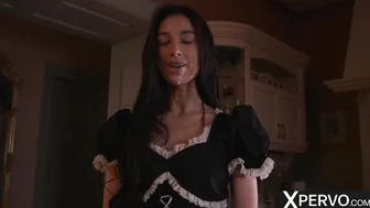 Kama Oxi gets tied up and fucked hard in every hole