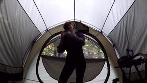 Dirty camping couple shares a creampie-filled romantic escape with double penetration delights