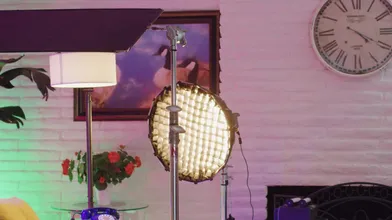 A Ts Fucks A Colleague During The Recording Of An 80s-style Tv Drama