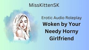 erotic audio roleplay: woken by your needy horny girlfriend