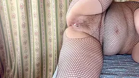 Oh, Looks Like My Fat Lover Cum Deep Inside My Hairy Pussy! Sorry, Hubby With Milky Mari