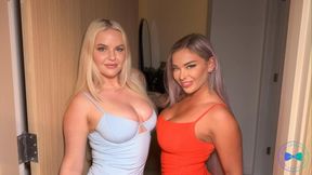 DOUBLE BIG BOOTY BADDIES SHARE BBC & CUMSWAP