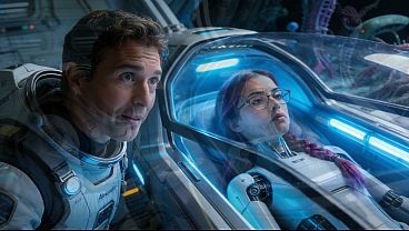 SEX IN SPACE!! - An astronaut has sex with his virtual assistant on the spaceship - (AI-generated video)