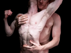 Dom daddy breeds pale blond muscle twink