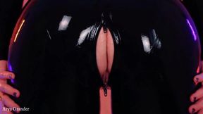 compilation of latex rubber catsuit videos. tight shiny fetish clothes on curvy body
