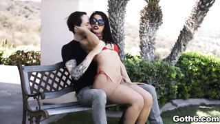 Splendid cutie Gina Valentina enjoys a gonzo fucky-fucky with her paramour Owen Gray.