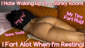 Thank Goodness I have a Tiny Fart Plug! - Tessa Toots - Giantess Farting
