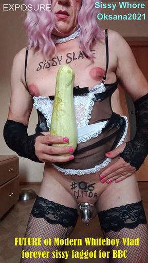 Exposed Modern Whiteboy Vlad aka Sissy Faggot Oksana2021_2