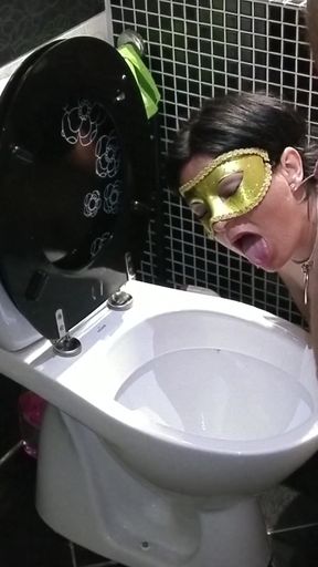 Slave Slut Mouth Served as a Toilet