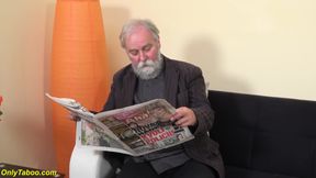 Her first sex with a grandpa