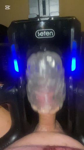 Milking machine cumshot