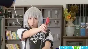 Anime Yuuki In gives amazing pecker sucking pleasures