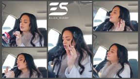 Smoking after hairdresser and teeth bleaching