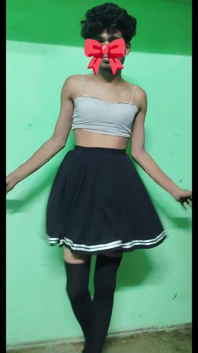 Wearing my school uniform after a long time