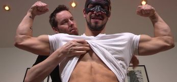 Muscular Stud Unveils His Huge Cock in Sensual Strip Tease - Exclusively at Pascal's!