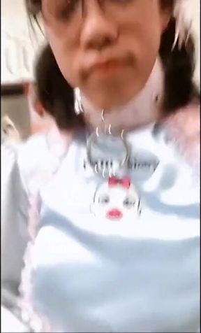 Asian Sissy's Small Cock Caged 2