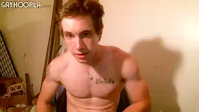 Ripped Hottie Eric Morning Fucks Himself Senseless in Gay Porn Gold - GayHoopla
