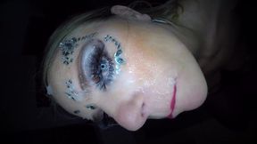 Dutch amateur slut gets big cock in her tight ass, then cum in her eye