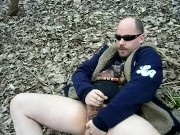 Public Masterbation March 13 2016 in woods
