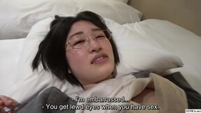 Poindexter Japanese housewife fulfills hotwife fantasy of her hubby by going on a weekend sexy springs getaway