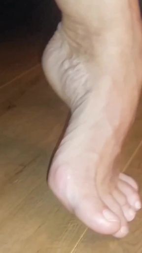 Amateur Blonde Mature Wife Enjoys Feet Worship