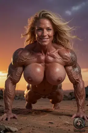 Muscle, Big Tits & Freckles Viking Beauty