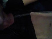 Demonstrating How I Tuck; Drenching My Body And Mouth In My Pee