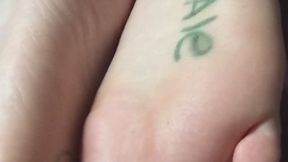 POV BOTTOM OF PIGGY FEET