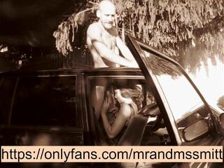 Russian brunette hair passionately sucks wang to her stepbrother in the car