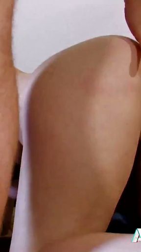 Brunette Silvia Valencia used by two men in a threesome   Clip 2