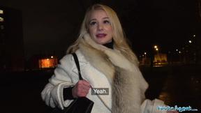 ”Blonde Babe Filled with Cum”