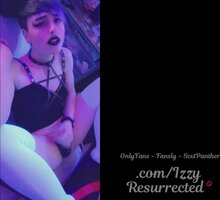 Izzy Resurrected's Goth Fantasy: Cumming For You