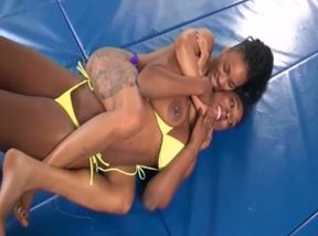 These naked beauties are doing no gi submission grappling