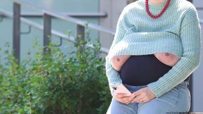 Her Knocked-Up Belly Craves Punishment for Unfaithfulness